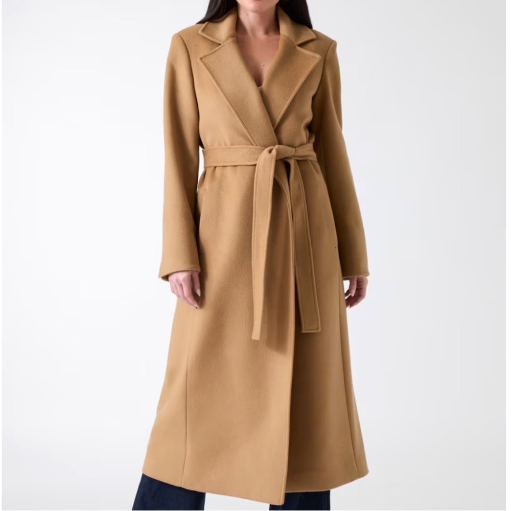 NWT Marciano Guess Annie Wool Coat in Macchiato